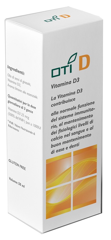 OTI D VITAMINA D3 GOCCE 50ML - Angeli Pharm