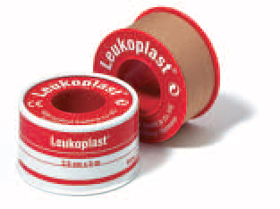 CEROTTO CHIRURGICO PER FISSAGGIO MEDICAZIONI IN ROCCHETTO LEUKOPLAST SUPPORTO VISCOSA COLOR PELLE MASSA ADESIVA CAUCCIU' OSSIDO DI ZINCO 2,5X500CM - Angeli Pharm
