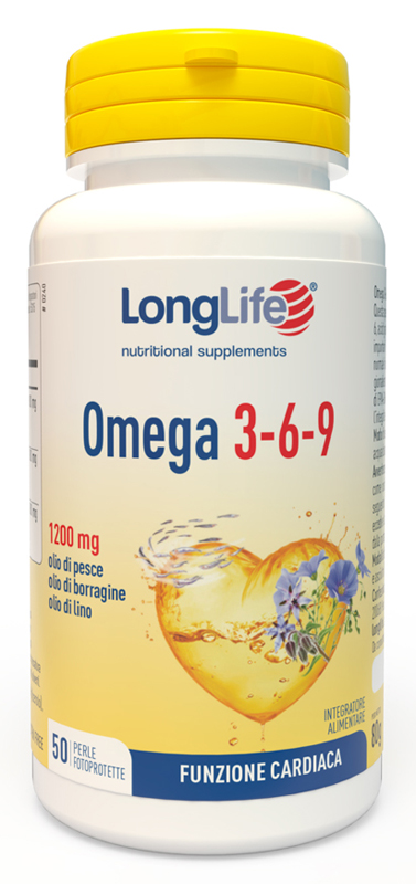 LONGLIFE OMEGA 3-6-9 50 PERLE FOTOPROTETTE - Angeli Pharm
