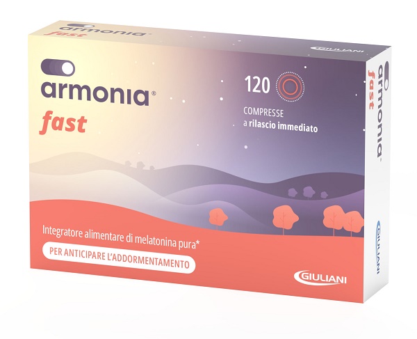 ARMONIA FAST 1 MG MELATONINA 120 COMPRESSE - Angeli Pharm