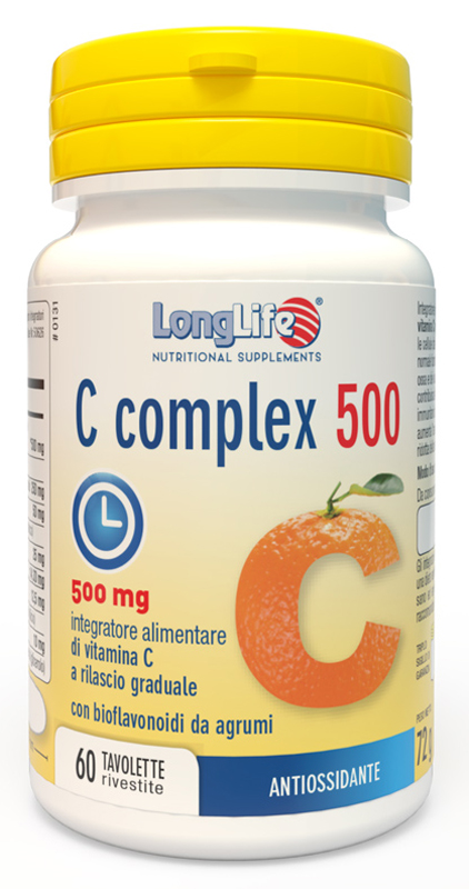 LONGLIFE C COMPLEX 500 TIME RELEASED 60 TAVOLETTE - Angeli Pharm