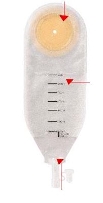 SACCA PER DRENAGGIO DELLE FERITE STERILE COLOPLAST CAPACITA' MAXI 500ML 10 PEZZI ARTICOLO 2220 - Angeli Pharm