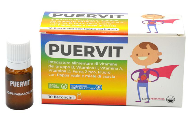 PUERVIT 10 FLACONCINI 10 ML - Angeli Pharm
