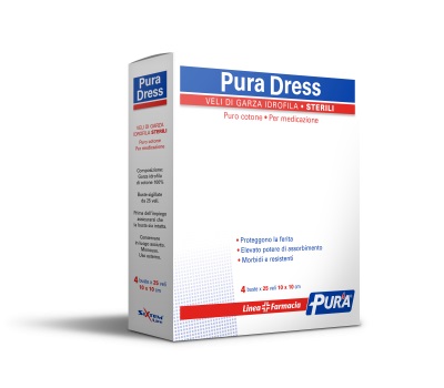 GARZA IN TESSUTO NON TESSUTO PURA SOFT 10X10CM 100 PEZZI - Angeli Pharm