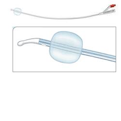 CATETERE FOLEY IN SILICONE PER ADULTI BRILLANT PLUS 2 VIE SENZA SCANALATURE CH16 LUNGHEZZA 41 CM PALLONCINO 10 ML PUNTA CILINDRICA 2 FORI 1 PEZZO - Angeli Pharm