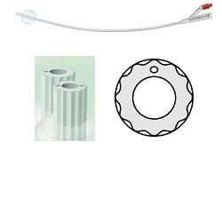 CATETERE VESCICALE IN SILICONE PROFILCATH PLUS SCANALATO 2 VIE CH20 LUNGHEZZA 31 CM PUNTA CILINDRICA 2 FORI CONTRAPPOSTI PALLONCINO 5 ML 1 PEZZO - Angeli Pharm