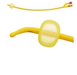 CATETERE FOLEY A MEDIA PERMANENZA  RUSCH GOLD PLUS A 2 VIE IN SILKOLATEX LATTICE-SILICONE PER ADULTO CH12 LUNGHEZZA 40 CM PUNTA CILINDRICA A 2 FORI PALLONCINO 5-15 ML 1 PEZZO - Angeli Pharm