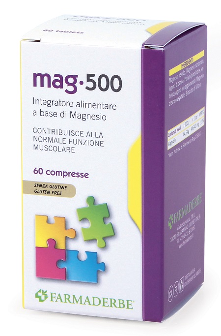 MAG 500 60 COMPRESSE - Angeli Pharm