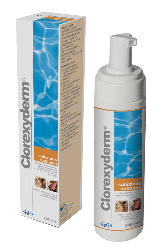CLOREXYDERM SOLUZIONE SCHIUMA 200 ML - Angeli Pharm