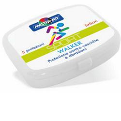 PROTEZIONE TALLONE VESCICHE E ABRASIONI MASTER-AID SPORT WALKER 5X5 5 PEZZI - Angeli Pharm