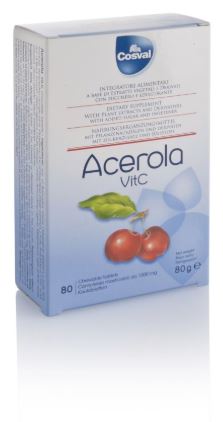 ACEROLA VITAMINA C 80 TAVOLETTE - Angeli Pharm