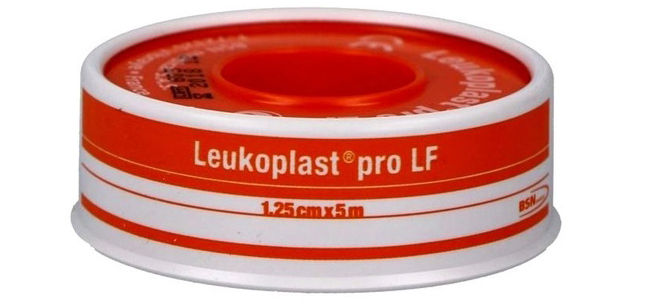 CEROTTO CHIRURGICO MEDICATO IN ROCCHETTO LEUKOPLAST PRO LF CON OSSIDO DI ZINCO 1,25X500 CM - Angeli Pharm