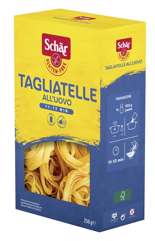 SCHAR TAGLIATELLE ALL'UOVO 250 G - Angeli Pharm