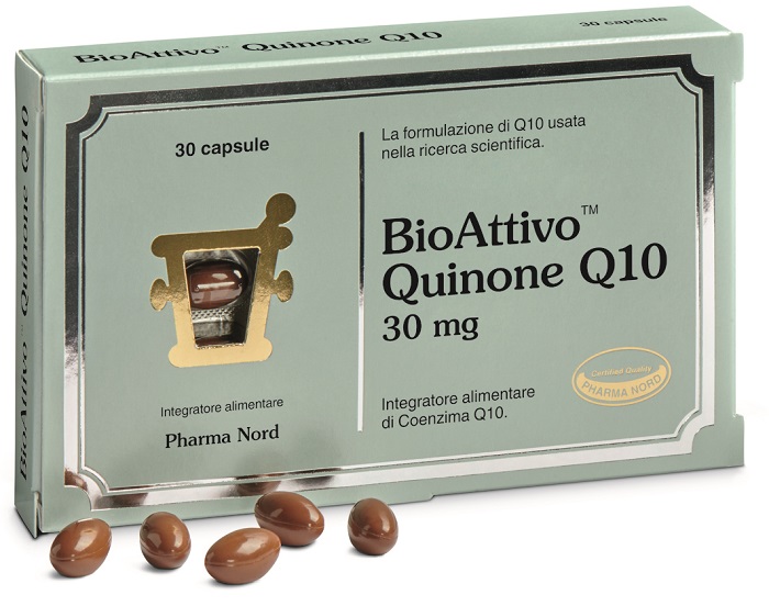 BIOATTIVO QUINONE Q10 30 CAPSULE - Angeli Pharm