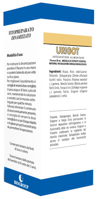 URIGOT 50 ML SOLUZIONE IDROALCOLICA - Angeli Pharm