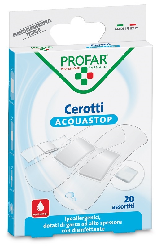 CEROTTO ACQUASTOP ASSORTITI PROFAR 20 PEZZI - Angeli Pharm