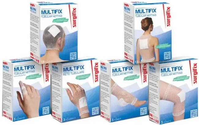 BENDA RETE MULTIFIX SANITIZED BRACCIO PIEDE GOMITO 4X300 CM - Angeli Pharm
