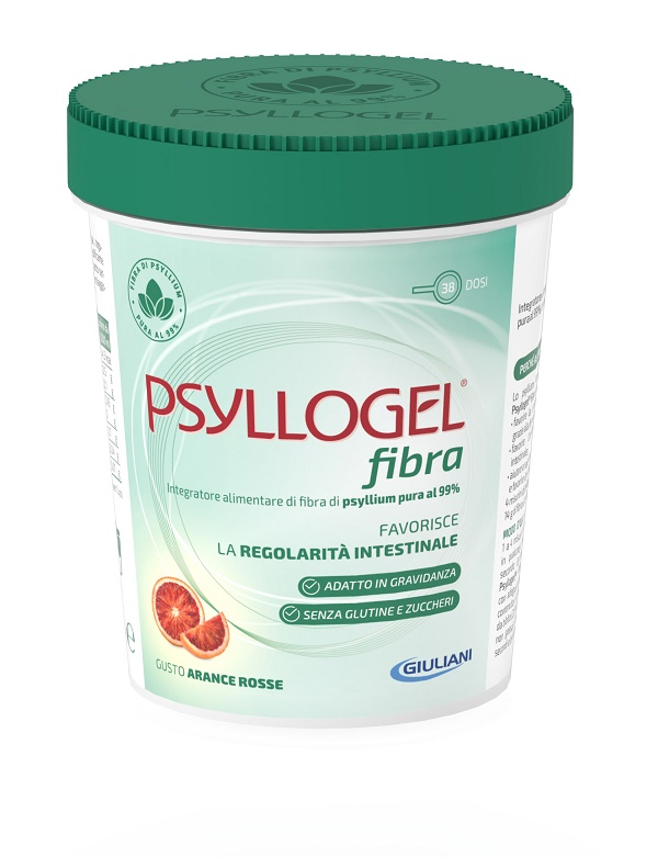 PSYLLOGEL FIBRA ARANCE ROSSE VASO 170 G - Angeli Pharm
