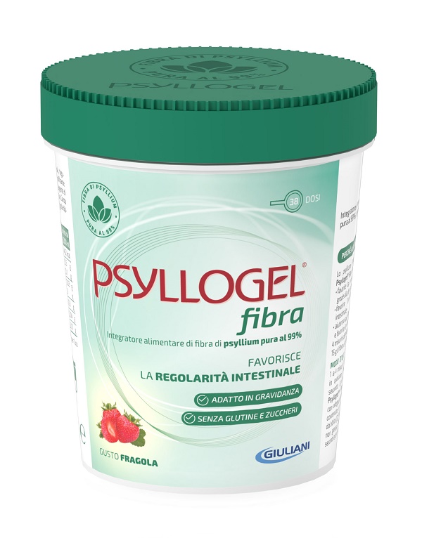 PSYLLOGEL FIBRA FRAGOLA VASO 170 G - Angeli Pharm