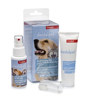 DENTALPET KIT DENTIFRICIO 50ML+SPRAY ORALE 50ML+1 DITALE - Angeli Pharm