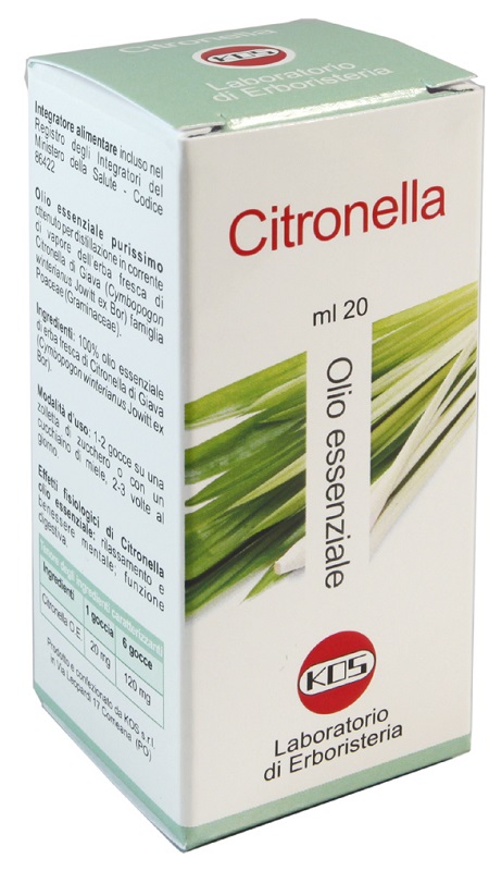 CITRONELLA OLIO ESSENZIALE 20 ML - Angeli Pharm