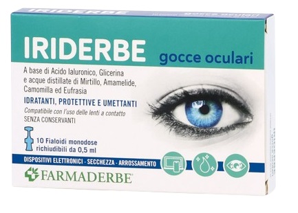 IRIDERBE GOCCE OCULARI MONODOSI 10 FLACONCINI DA 0,5ML - Angeli Pharm