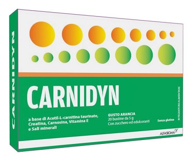 CARNIDYN 20 BUSTINE DA 5 G GUSTO ARANCIA - Angeli Pharm