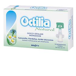 OCTILIA NATURAL GOCCE OCCHI IRRITATI E ARROSSATI 10 FLACONCINI MONODOSE 0,5 ML - Angeli Pharm