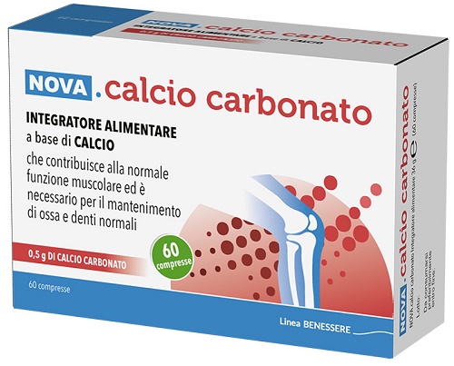 CALCIO CARBONATO 60 COMPRESSE DA 0,6 G - Angeli Pharm