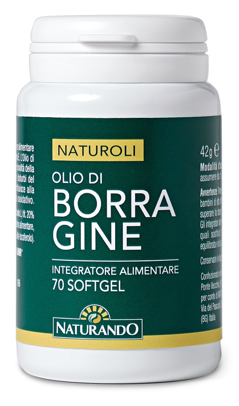 NATUROLI OLIO DI BORRAGINE 70 SOFTGEL - Angeli Pharm