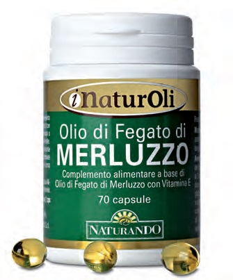 NATUROLI OLIO DI FEGATO DI MERLUZZO 70 CAPSULE MOLLI - Angeli Pharm