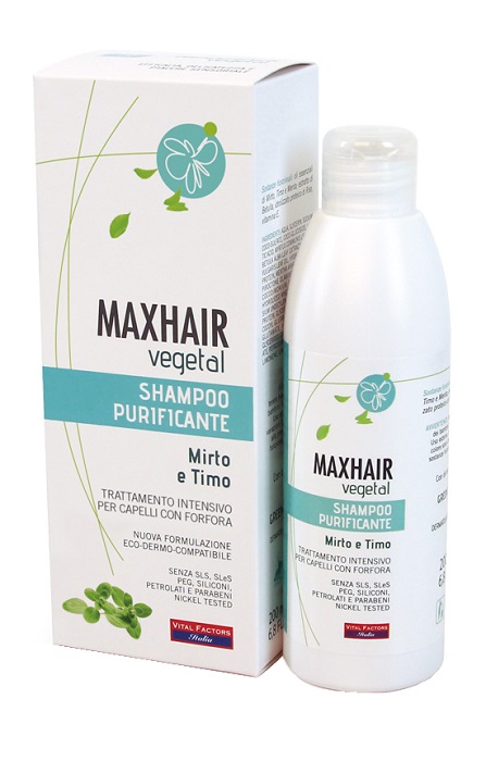 MAXHAIR VEGETAL SHAMPOO PURIFICANTE 200 ML - Angeli Pharm