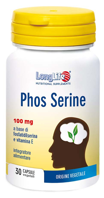LONGLIFE PHOS SERINE 30 CAPSULE VEGETALI - Angeli Pharm