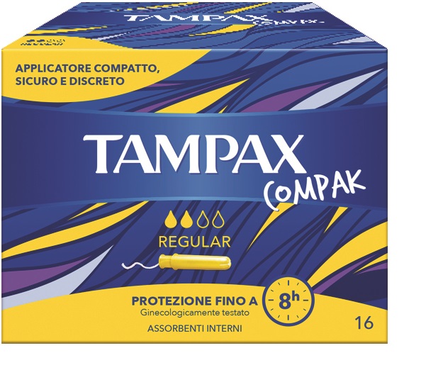 TAMPAX COMPAK REGULAR 16 PEZZI - Angeli Pharm