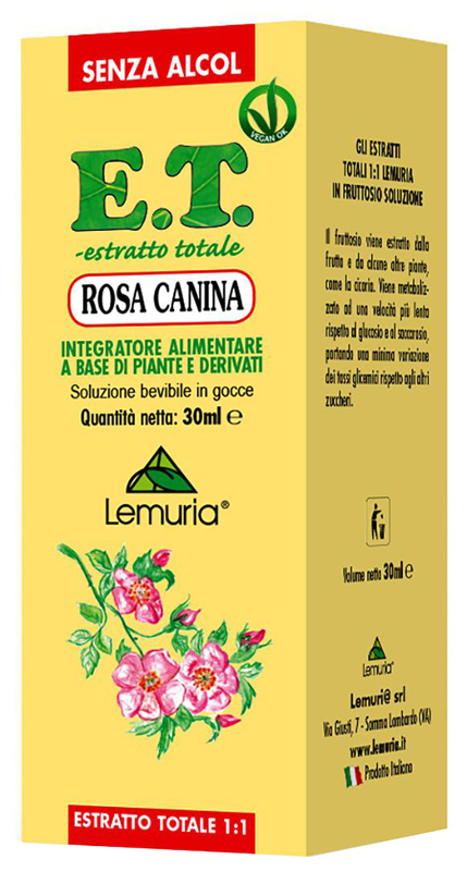 ET ESTRATTO TOTALE ROSA CANINA 30 ML SENZA ALCOL - Angeli Pharm