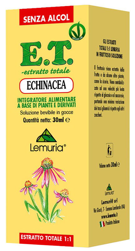 ET ESTRATTO TOTALE ECHINACEA 30 ML SENZA ALCOL - Angeli Pharm