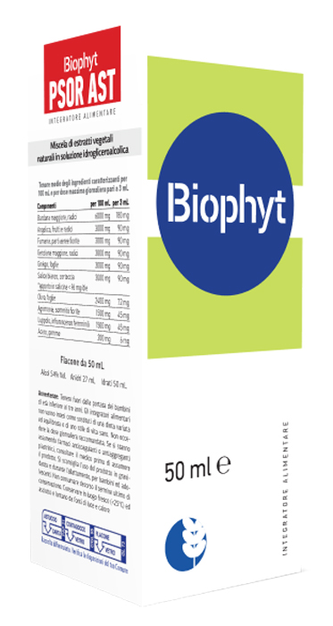 BIOPHYT PSOR AST 50 ML SOLUZIONE IDROALCOLICA - Angeli Pharm