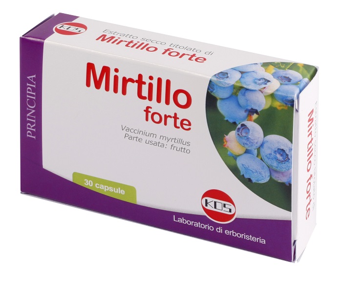MIRTILLO FORTE ESTRATTO SECCO 30 CAPSULE - Angeli Pharm