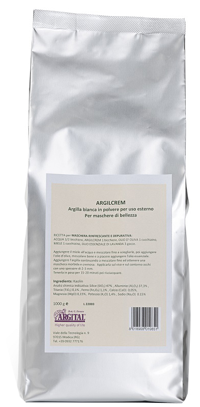 ARGILLA BIANCA 1000 G - Angeli Pharm