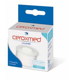 CEROTTO IN ROCCHETTO CEROXMED AERATO IN TESSUTO BIANCO 500X2,50 CM 1 PEZZO - Angeli Pharm