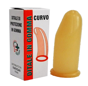 DITALE IN GOMMA CURVO 3 - Angeli Pharm