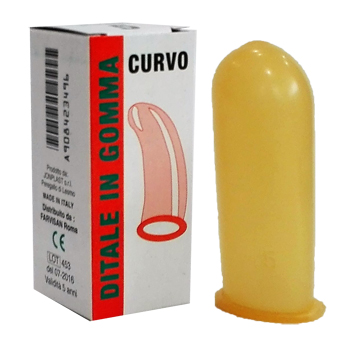 DITALE IN GOMMA CURVO 5 - Angeli Pharm