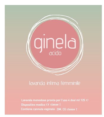 LAVANDA INTIMA FEMMINILE GINELA ACIDO 4 DOSI X 125 ML + CANNULA VAGINALE - Angeli Pharm