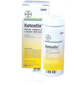 STRISCE MISURAZIONE CHETONURIA KETOSTIX 50 PEZZI - Angeli Pharm