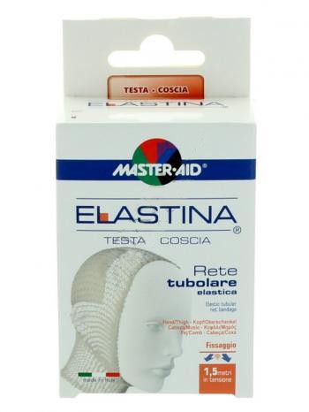 RETE TUBOLARE ELASTICA IPOALLERGENICA MASTER-AID ELASTINA TESTA/COSCIA 1,5 MT IN TENSIONE CALIBRO 6 CM - Angeli Pharm