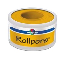 CEROTTO IN ROCCHETTO MASTER-AID ROLLPORE TESSUTO NON TESSUTO 5X5 - Angeli Pharm