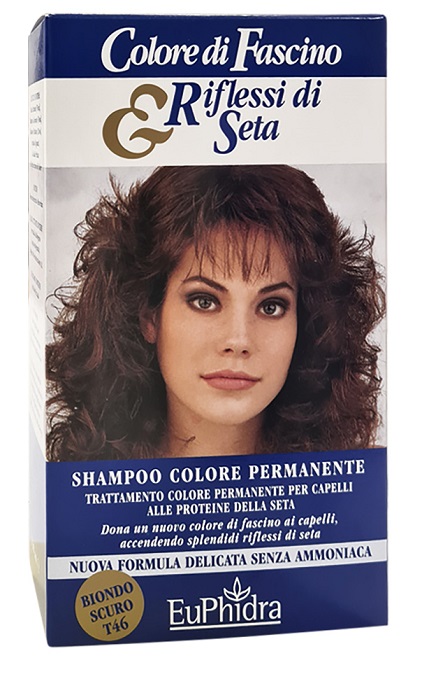 EUPHIDRA COLORE DI FASCINO & RIFLESSI DI SETA SHAMPOO COLORE PERMANENTE 46 BIONDO SCURO 120 ML - Angeli Pharm