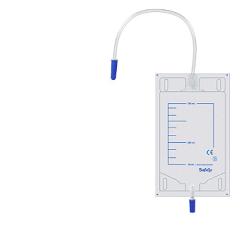 SACCA DI DRENAGGIO DA GAMBA PER INCONTINENZA TUBO 10 CM 10 PEZZI - Angeli Pharm
