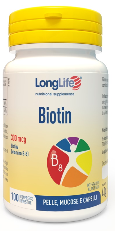 LONGLIFE BIOTIN 100 COMPRESSE - Angeli Pharm
