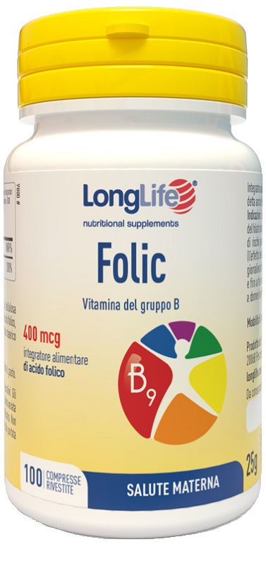LONGLIFE FOLIC 400 MCG 100 COMPRESSE - Angeli Pharm